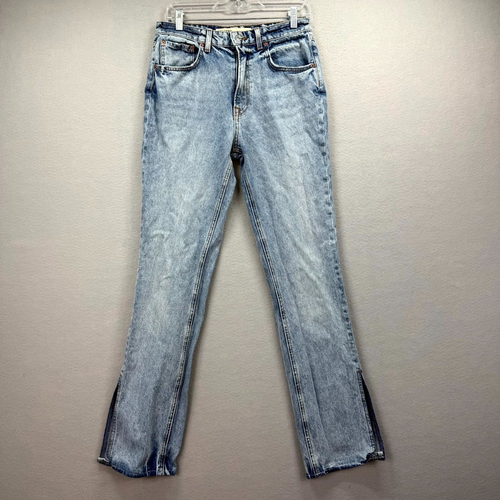 Grlfrnd The Harlow Bootcut Jeans Women 27 Fits 30x32* Blue Denim Pants Cowgirl